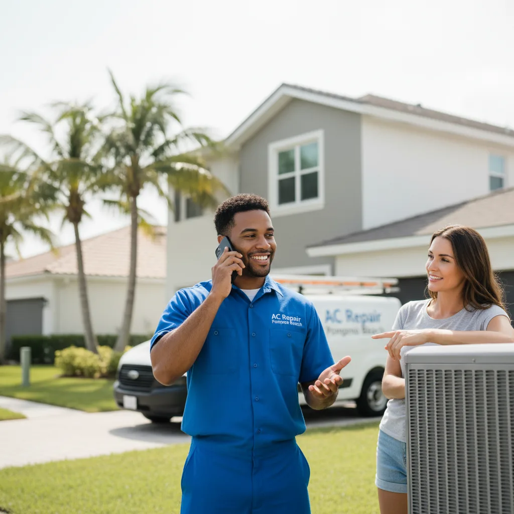 AC Repair Pompano Beach customer support in Advance